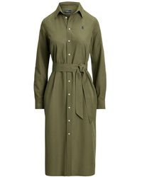 Polo Ralph Lauren - Dress With Belt - Lyst