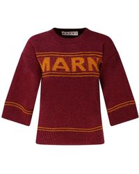 Marni - Round-neck knitwear - Lyst
