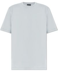 Hanro - Tops ,Blauw ,Katoen Living Shirts Katoenen T-Shirt Met Ronde Hals - Lyst