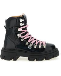 Ganni - Cleated Mountain Box Boots - Lyst