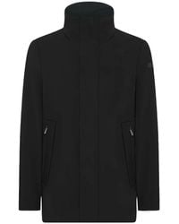 Rrd - Zwarte Winterjas Met Verfijnd Design - Lyst