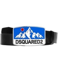DSquared² - Accessoires ,Zwart ,Leer Dominate Your Sport Riem - Lyst