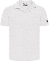 MC2 Saint Barth - Tops ,Wit ,Katoen Katoenen Polo Shirt Korte Mouw - Lyst