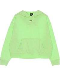 Nike - Fitness ,Groen ,Katoen Lichtgewicht Hoodie Met Fade-Effect - Lyst