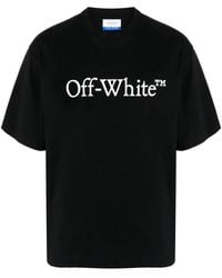 Off-White c/o Virgil Abloh - Big Bookish T-Shirt Cotton Tshirt - Lyst