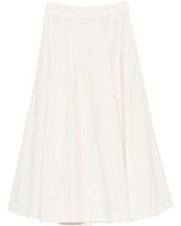 White Sand - Rokken ,Wit ,Katoen Katoenen Lange Rok - Lyst