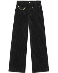 Ganni - Wide Trousers - Lyst