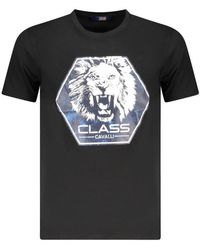 Roberto Cavalli - Leeuwen Graphic T-Shirt - Lyst