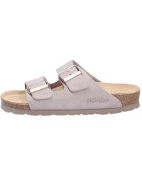 Rohde - Comfortabele Velours Slipper - Lyst
