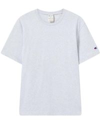 Champion - Tops ,Grijs ,Katoen T-Shirt Cotone - Lyst