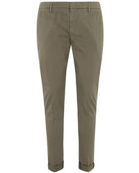 Dondup - Broeken ,Groen ,Katoen Gaubert Slim Chino Broek - Lyst