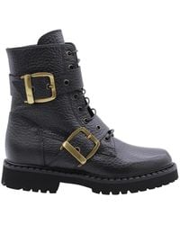 Laura Bellariva - Lace-Up Boots - Lyst