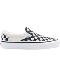 Vans - Weiße casual sneakers aus leinwand - Lyst