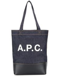 A.P.C. - Borse blu - Lyst