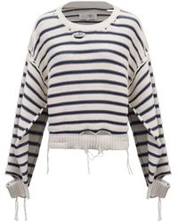 MM6 by Maison Martin Margiela - Round-Neck Knitwear - Lyst