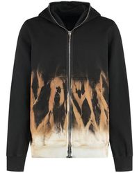 Rick Owens - Hoodies & Sweatvesten ,Zwart ,Katoen Zip-Throughs - Lyst