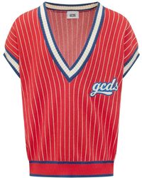 Gcds - V-Neck Knitwear - Lyst