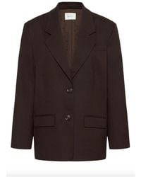 Gestuz - Jassen ,Bruin ,Polyester Gzpaula Oversized Blazer - Lyst