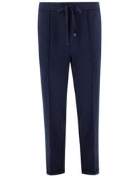 Le Tricot Perugia - Slim-Fit Trousers - Lyst