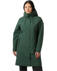 Helly Hansen - Jassen ,Groen ,Polyester Parka W Victoria Ins Ra - Lyst