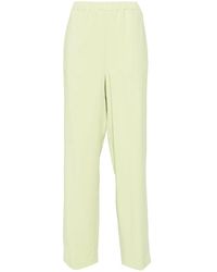 Fabiana Filippi - Broeken ,Groen ,Groene Straight-Leg Broek - Lyst
