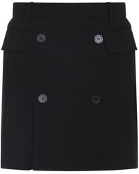 Balenciaga - Rokken ,Zwart ,Zwarte Rok Elegant Comfortabel Stijlvol - Lyst