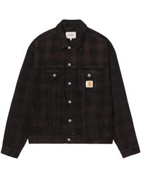Carhartt - Jassen ,Zwart ,Katoen Everson Trucker Jacket - Lyst