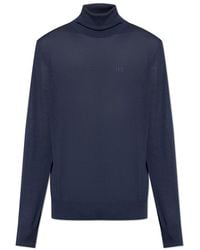 DSquared² - Truien & Vesten ,Blauw ,Wol Wollen Coltrui - Lyst