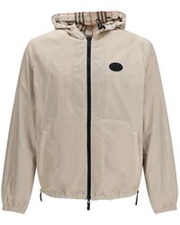 Burberry - Jassen ,Polyester Reversible Check Newport Hooded Jacket - Lyst