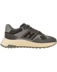 Hogan - Schoenen ,Grijs ,Leer Hyperlight Allacciato H - Lyst