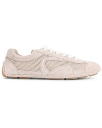 Prada - Montecarlo Re-Edition 2005 Sneakers Aus Wildleder Und Mesh - Lyst