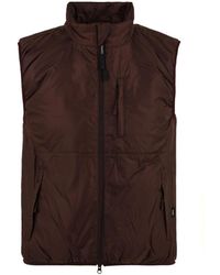 Aspesi - Jassen ,Rood ,Nylon Rode Jil Vest Met Technologische Materialen - Lyst