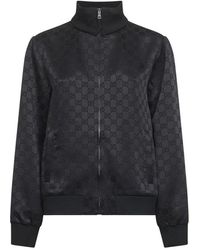 Gucci - Gg Jacquard Zip Jacket - Lyst