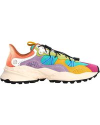 Flower Mountain - Wildleder Sneakers Mit Korksohle - Lyst