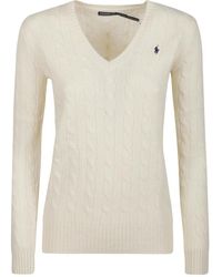 Ralph Lauren - V-Neck Knitwear - Lyst