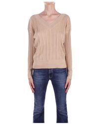 Liu Jo - Goldener pullover kollektion 1 metallic - Lyst