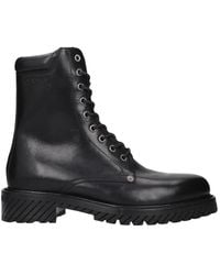 Off-White c/o Virgil Abloh - Laceup Ankle Boots - Lyst