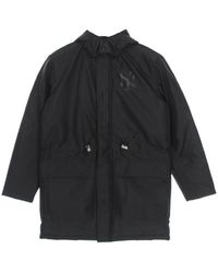 KTZ - Jassen ,Zwart ,Polyester Mlb Team Logo Parka Jas Zwart - Lyst