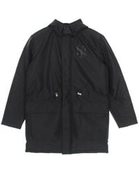 KTZ - Jassen ,Zwart ,Polyester Mlb Team Logo Parka Jas Zwart - Lyst