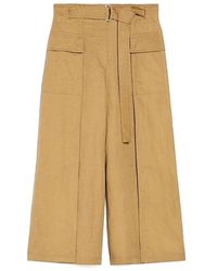 Weekend by Maxmara - Trousers > cropped trousers - Lyst