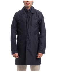 Fay - Jassen ,Blauw ,Single-Breasted Coats - Lyst