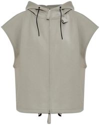 IRO - Hoodies & Sweatvesten ,Groen ,Katoen Vallia Sweatshirt - Lyst