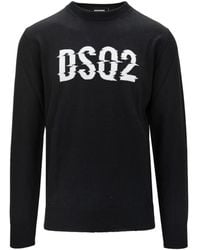 DSquared² - Round-Neck Knitwear - Lyst