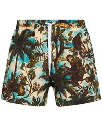 DSquared² - Badmode ,Veelkleurig ,Polyester Sunset Zwemshorts - Lyst