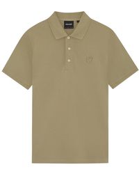 Lyle & Scott - Tops ,Groen ,Katoen Superfijne Katoenen Poloshirt - Lyst