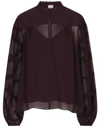 Dante 6 - Lara Blouse Met Ruches - Lyst