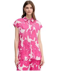 MARC AUREL - Floral Cotton Shirt - Lyst