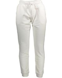 North Sails - Broeken ,Wit ,Katoen Witte Katoenen Sportbroek Met Elastische Taille - Lyst