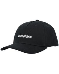 Palm Angels - Cappello classico nero con logo - Lyst