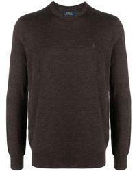 Ralph Lauren - Truien & Vesten ,Bruin ,Bruine Heather Pullover Trui - Lyst